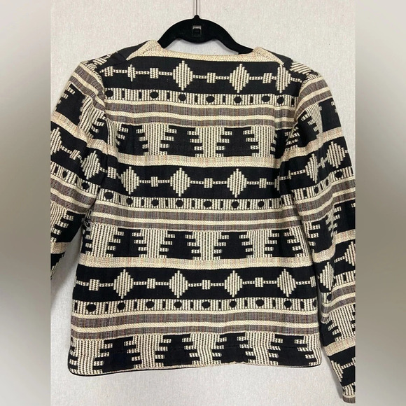 Like Mynded Aztec Open Front  Blazer Jacket Size S - Picture 5 of 14